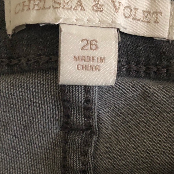 Chelsea & Violet Gray Denim High Rise SkinnyJeans - Picture 4 of 6